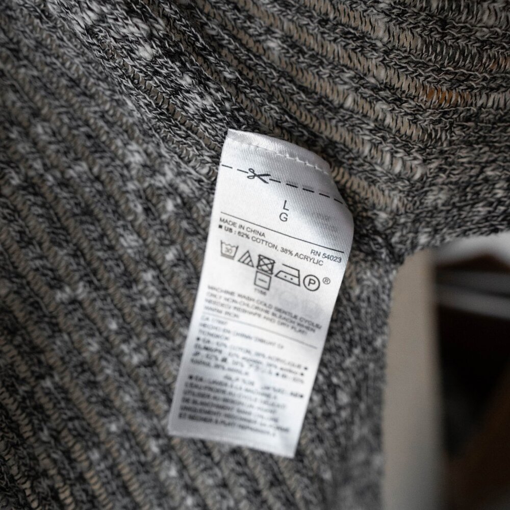 Old Navy Women's Size Large Open Front Kimono Sweater - Picture 6 of 9